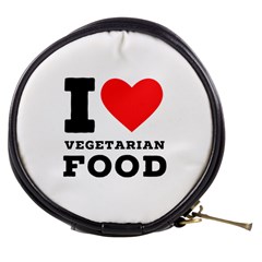 I Love Vegetarian Food Mini Makeup Bag by ilovewhateva