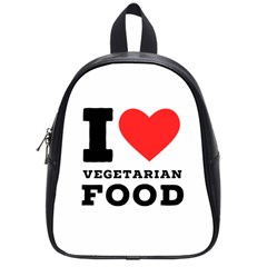 I Love Vegetarian Food School Bag (small) by ilovewhateva