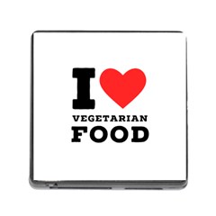 I Love Vegetarian Food Memory Card Reader (square 5 Slot) by ilovewhateva