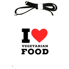 I Love Vegetarian Food Shoulder Sling Bag by ilovewhateva