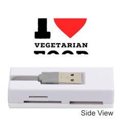 I Love Vegetarian Food Memory Card Reader (stick) by ilovewhateva