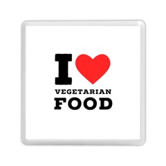 I Love Vegetarian Food Memory Card Reader (square) by ilovewhateva