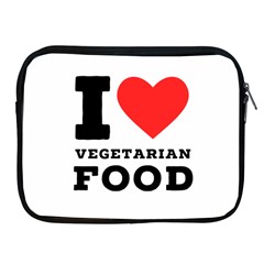 I Love Vegetarian Food Apple Ipad 2/3/4 Zipper Cases by ilovewhateva