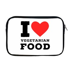 I Love Vegetarian Food Apple Macbook Pro 17  Zipper Case by ilovewhateva