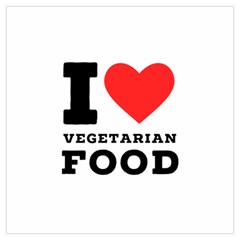 I Love Vegetarian Food Lightweight Scarf  by ilovewhateva