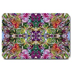 Spring Repeats Large Doormat by kaleidomarblingart