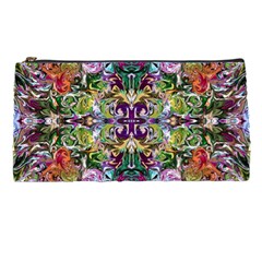 Spring Repeats Pencil Case by kaleidomarblingart