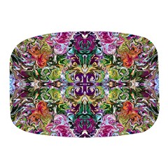 Spring Repeats Mini Square Pill Box by kaleidomarblingart