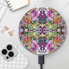 Spring Repeats Wireless Fast Charger(white) by kaleidomarblingart