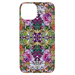 Spring Repeats Iphone 14 Black Uv Print Case by kaleidomarblingart