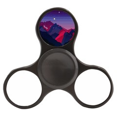 Abstract Landscape Sunrise Mountains Blue Sky Finger Spinner by Grandong