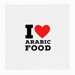 I Love Arabic Food Medium Glasses Cloth by ilovewhateva