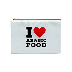 I Love Arabic Food Cosmetic Bag (medium) by ilovewhateva