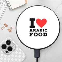 I Love Arabic Food Wireless Fast Charger(black) by ilovewhateva