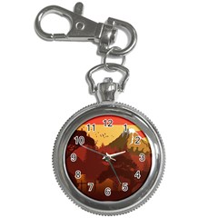 Japan Art Illustration Key Chain Watches