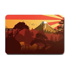 Japan Art Illustration Small Doormat by Grandong