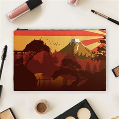 Japan Art Illustration Cosmetic Bag (large) by Grandong