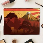 Japan Art Illustration Cosmetic Bag (XL) Front