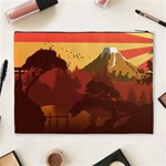 Japan Art Illustration Cosmetic Bag (XL) Back