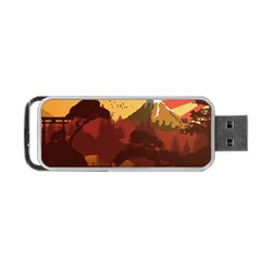 Japan Art Illustration Portable Usb Flash (two Sides) by Grandong