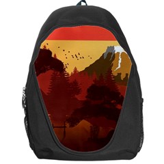 Japan Art Illustration Backpack Bag by Grandong