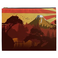 Japan Art Illustration Cosmetic Bag (xxxl) by Grandong