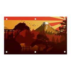 Japan Art Illustration Banner And Sign 5  X 3  by Grandong