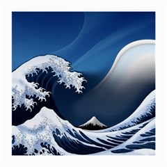 The Great Wave Off Kanagawa Medium Glasses Cloth by Grandong