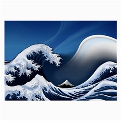 The Great Wave Off Kanagawa Large Glasses Cloth (2 Sides) by Grandong