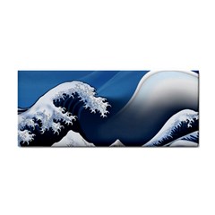 The Great Wave Off Kanagawa Hand Towel by Grandong