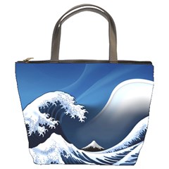 The Great Wave Off Kanagawa Bucket Bag