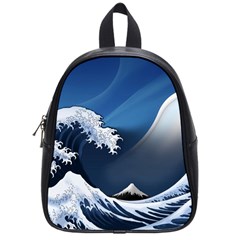 The Great Wave Off Kanagawa School Bag (small)