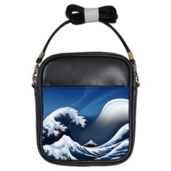 The Great Wave Off Kanagawa Girls Sling Bag