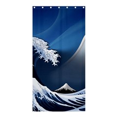 The Great Wave Off Kanagawa Shower Curtain 36  X 72  (stall)  by Grandong