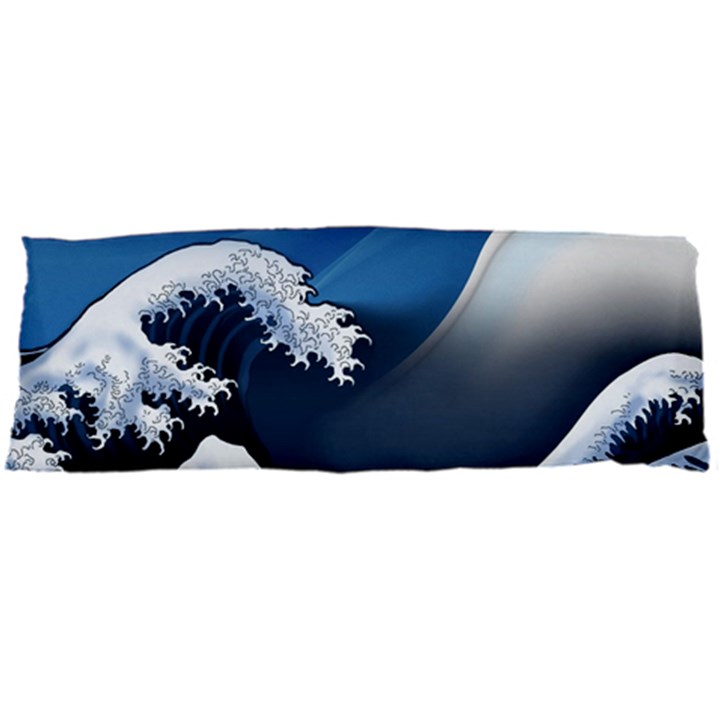 The Great Wave Off Kanagawa Body Pillow Case Dakimakura (Two Sides)