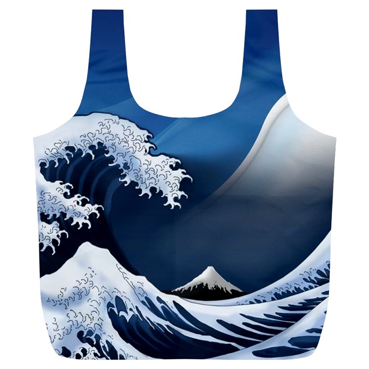 The Great Wave Off Kanagawa Full Print Recycle Bag (XL)