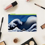 The Great Wave Off Kanagawa Cosmetic Bag (XS) Front