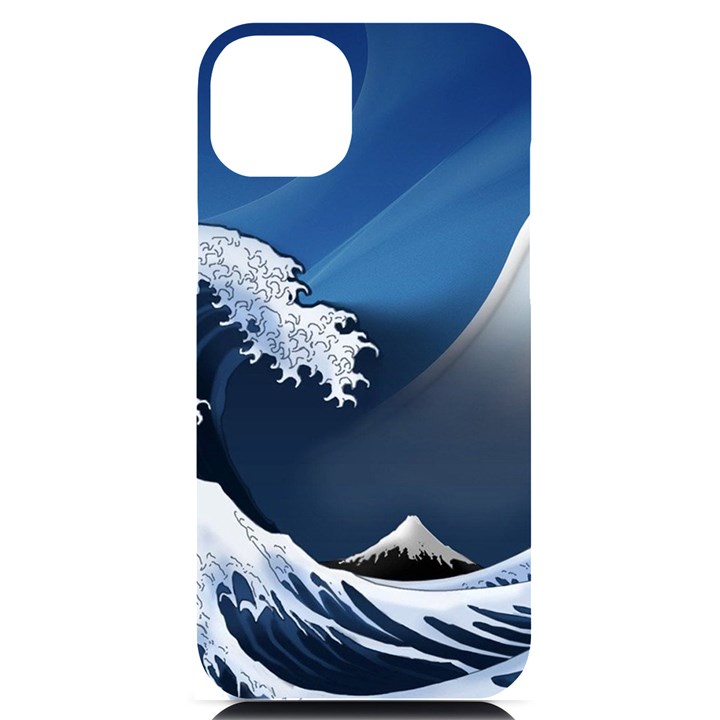 The Great Wave Off Kanagawa iPhone 14 Plus Black UV Print Case