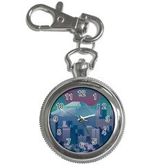 The Sun City Tokyo Japan Volcano Kyscrapers Building Key Chain Watches