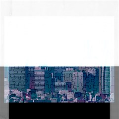 The Sun City Tokyo Japan Volcano Kyscrapers Building Rectangular Jigsaw Puzzl