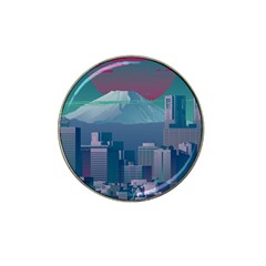 The Sun City Tokyo Japan Volcano Kyscrapers Building Hat Clip Ball Marker (4 Pack)