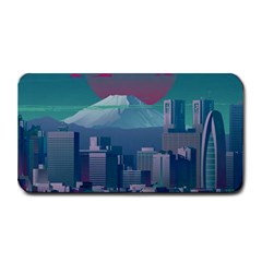 The Sun City Tokyo Japan Volcano Kyscrapers Building Medium Bar Mat