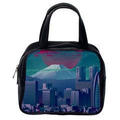 The Sun City Tokyo Japan Volcano Kyscrapers Building Classic Handbag (one Side)