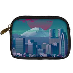 The Sun City Tokyo Japan Volcano Kyscrapers Building Digital Camera Leather Case by Grandong