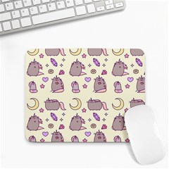 Beautiful Beauty Cartoon Cat Small Mousepad by Grandong