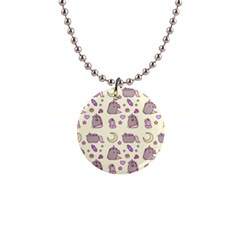 Beautiful Beauty Cartoon Cat 1  Button Necklace by Grandong