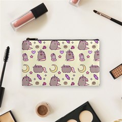 Beautiful Beauty Cartoon Cat Cosmetic Bag (small) by Grandong