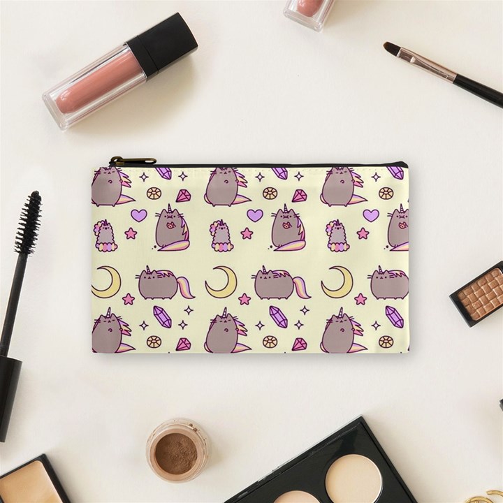 Beautiful Beauty Cartoon Cat Cosmetic Bag (Small)