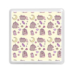 Beautiful Beauty Cartoon Cat Memory Card Reader (square) by Grandong