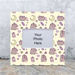 Beautiful Beauty Cartoon Cat White Box Photo Frame 4  x 6  Front